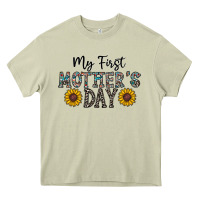 Mossy my first mother's day Heavy Core Tee - CowhideDigitalArt