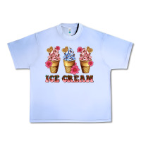 Grape Ice floral ice cream Urban Heavy Tee - AdoDesignShop