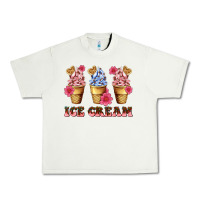 Pistachio floral ice cream Urban Heavy Tee - AdoDesignShop