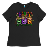 Black happy halloween jar Ladies Tee - RacoonDesign