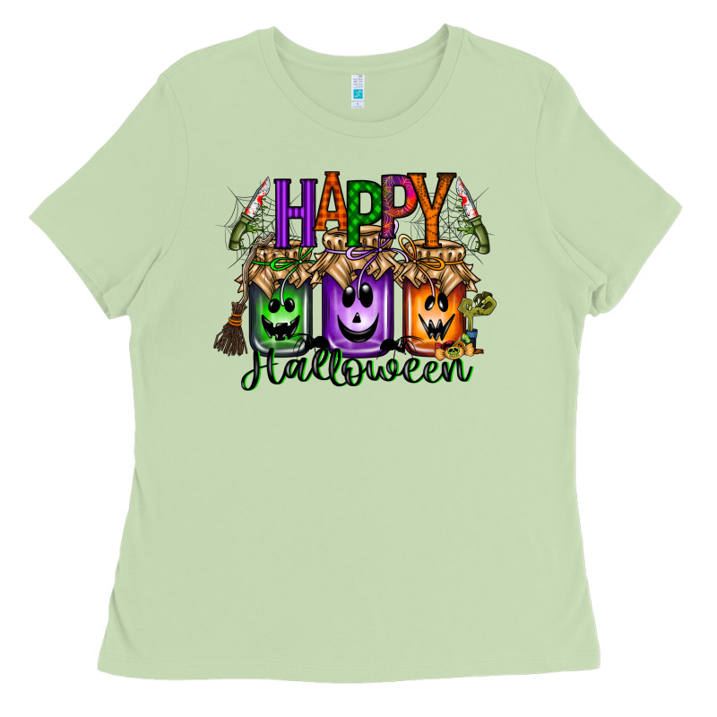 Happy Halloween Jar Ladies Tee by RacoonDesign | Teevron