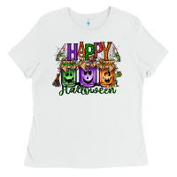 White happy halloween jar Ladies Tee - RacoonDesign