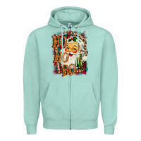 Seafoam Ho Ho Ho Santa Zipper Hoodie - Bettercallsaul