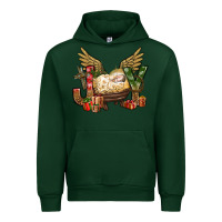 Forest Green joy christmas with baby jesus bbs Urban Hoodie - BundleAndBundleShop