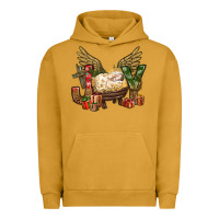 Pigment Peanut Butter joy christmas with baby jesus bbs Urban Hoodie - BundleAndBundleShop