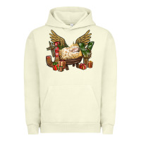Pigment Pistachio joy christmas with baby jesus bbs Urban Hoodie - BundleAndBundleShop