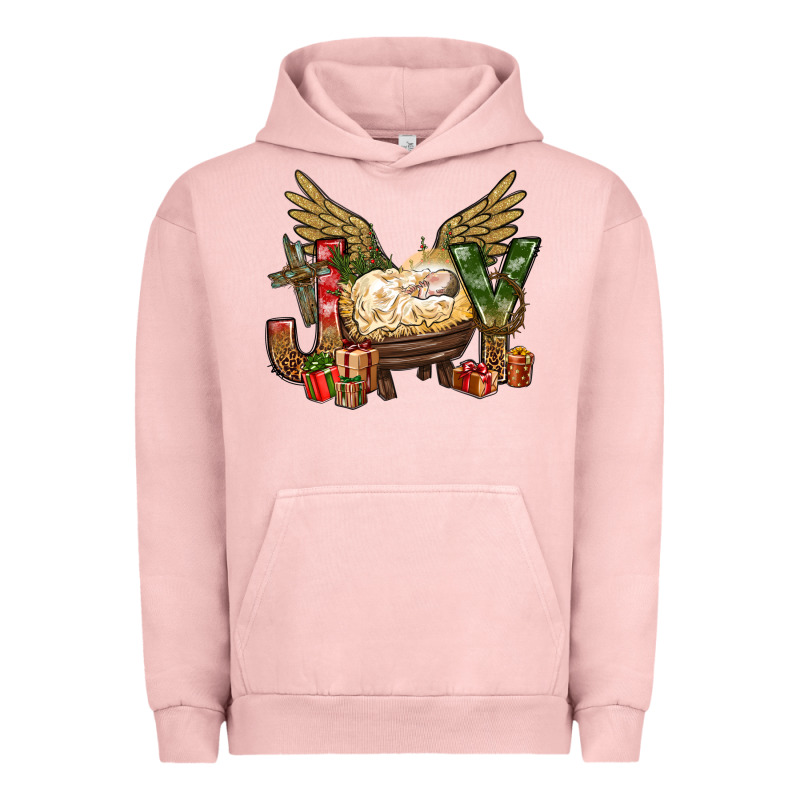 Joy Christmas With Baby Jesus Bbs Urban Hoodie by BundleAndBundleShop | Teevron
