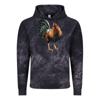 Cloud Black American Game Rooster Vintage Hoodie - LillyAllenDesigns