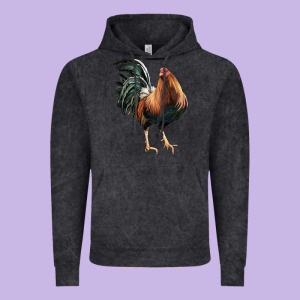 American Game Rooster Vintage Hoodie Designed By Lillyallendesigns