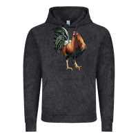 Vintage Black American Game Rooster Vintage Hoodie - LillyAllenDesigns
