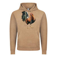 Vintage Coffee American Game Rooster Vintage Hoodie - LillyAllenDesigns