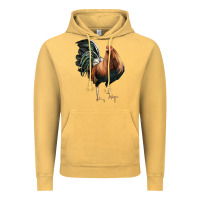 Vintage Mustard American Game Rooster Vintage Hoodie - LillyAllenDesigns