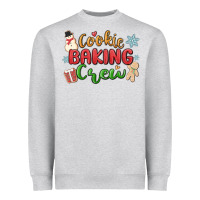 Heather Grey cookie baking crew Heavyweight Sweatshirt - MaliasSmallBusiness
