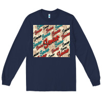 Navy senior Long Sleeve Tee - NancyCooperArtShop