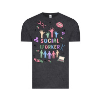 Vintage Black social worker Vintage Tee - MaliasSmallBusiness