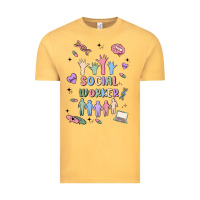Vintage Mustard social worker Vintage Tee - MaliasSmallBusiness