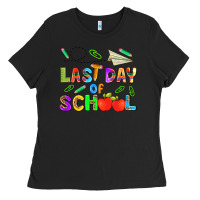 Black last day of school Ladies Tee - HRA Design Shop