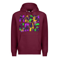 Burgundy mardi gras Premium Hoodie - JahusDesignShop
