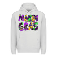 Dove Grey mardi gras Premium Hoodie - JahusDesignShop