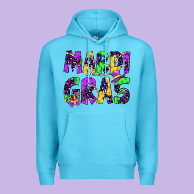 Mardi Gras Premium Hoodie Designed By Jahusdesignshop