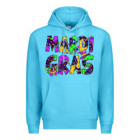 Ocean Blue mardi gras Premium Hoodie - JahusDesignShop