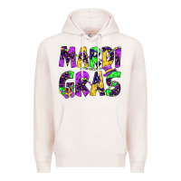 Pale Pink mardi gras Premium Hoodie - JahusDesignShop