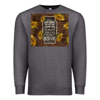 Charcoal Heather we let the liquor talk with sunflowers Premium Sweatshirt - TumblerDesignByShophia