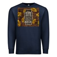 Navy we let the liquor talk with sunflowers Premium Sweatshirt - TumblerDesignByShophia