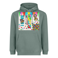 Sage i love someone with autism Heavyweight Hoodie - TumblerDesignByShophia