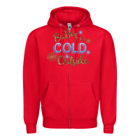 Red Baby It s Cold Outside Zipper Hoodie - Bettercallsaul