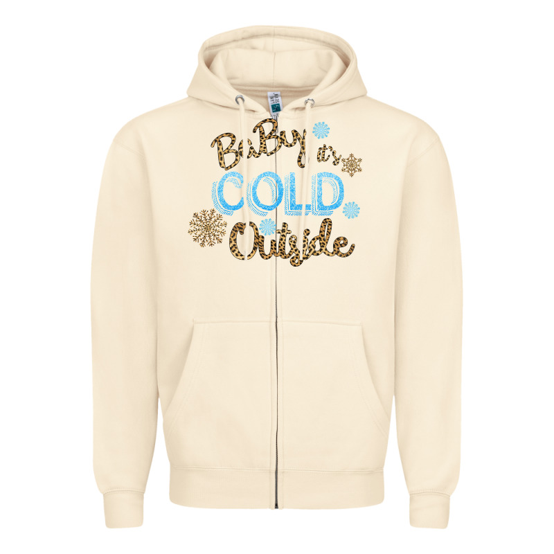 Baby It S Cold Outside Zipper Hoodie by Bettercallsaul | Teevron