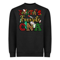 Black santas favorite cna christmas Heavyweight Sweatshirt - NancyCooperArtShop