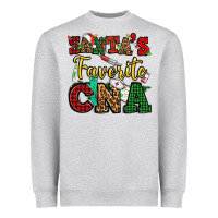 Heather Grey santas favorite cna christmas Heavyweight Sweatshirt - NancyCooperArtShop