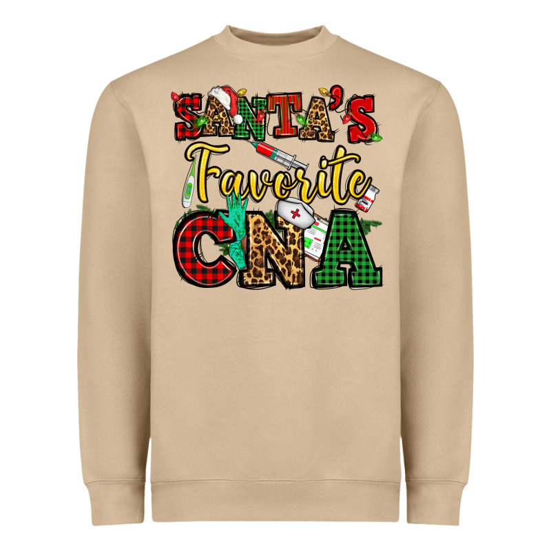 Santas Favorite Cna Christmas Heavyweight Sweatshirt by NancyCooperArtShop | Teevron