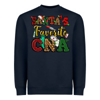 Navy santas favorite cna christmas Heavyweight Sweatshirt - NancyCooperArtShop
