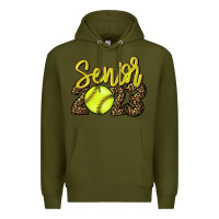 Army Green 2023 senior Softball Premium Hoodie - HowdyJamesFarm