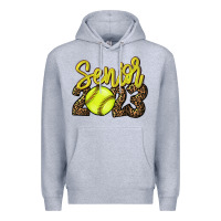Heather Grey 2023 senior Softball Premium Hoodie - HowdyJamesFarm