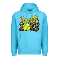 Ocean Blue 2023 senior Softball Premium Hoodie - HowdyJamesFarm