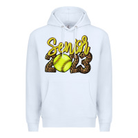 White 2023 senior Softball Premium Hoodie - HowdyJamesFarm