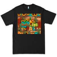 Black hello fall pumpkin Premium Tee - JahusDesignShop