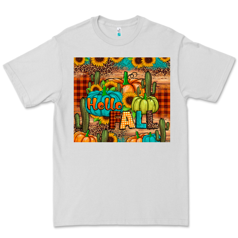 Hello Fall Pumpkin Premium Tee by JahusDesignShop | Teevron