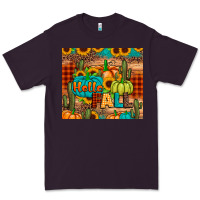 Plum hello fall pumpkin Premium Tee - JahusDesignShop
