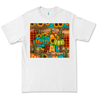 White hello fall pumpkin Premium Tee - JahusDesignShop
