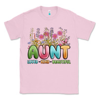 Bubblegum Pink aunt loved kind beautiful Classic Tee - MaliasSmallBusiness