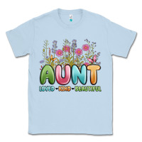 Dusty Blue aunt loved kind beautiful Classic Tee - MaliasSmallBusiness