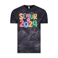 Cloud Black senior 2024 Vintage Tee - MaliasSmallBusiness