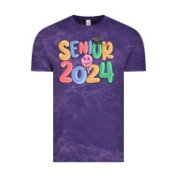 Cloud Purple senior 2024 Vintage Tee - MaliasSmallBusiness