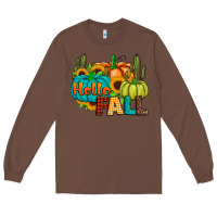 Chestnut hello fall Long Sleeve Tee - JahusDesignShop
