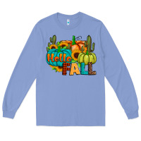 Colony Blue hello fall Long Sleeve Tee - JahusDesignShop