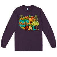 Plum hello fall Long Sleeve Tee - JahusDesignShop